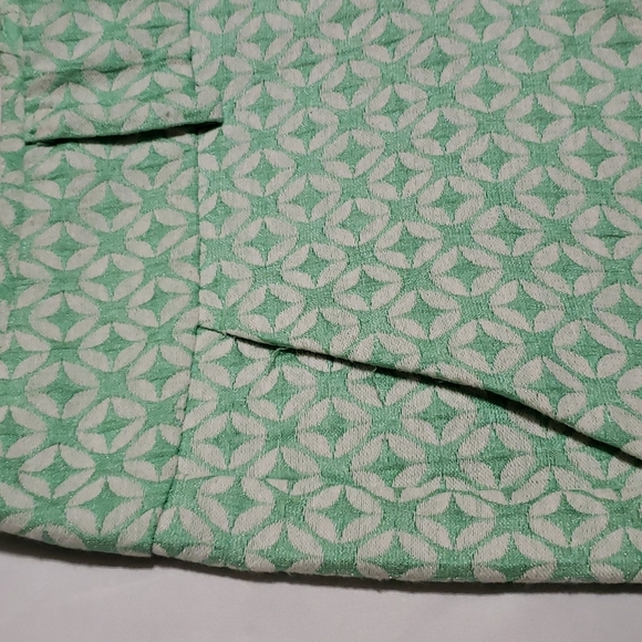 SUPER Cute Teal Green Low Rise Shorts Side Pockets Size 4 7th Ave - Picture 3 of 8